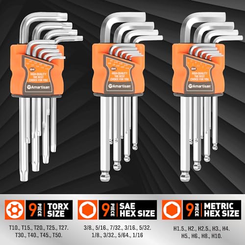 Amartisan 175-piece Magnetic Screwdrivers Set Plastic Racking, DIY Tools Set Tools for Men Tools Gift, Includs Precision screwdriver, Magnetizer, Key Set, Nut Driver and Bit Set - style: 175-piece Screwdrivers Set