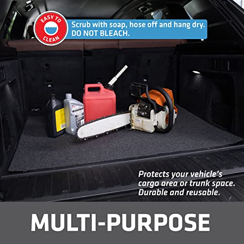 Drymate Oil Spill Mat (29" x 36"), Premium Absorbent Oil Pad, Reusable, Washable, Durable, Waterproof Backing Contains Liquids, Protects Garage Floor Surface (USA Made) - size: 2'5" x 3' (Rectangular)