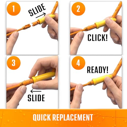 FlexiSnake Drain Weasel Refill for Sink Snake Hair Clog Remover, 5 Pack