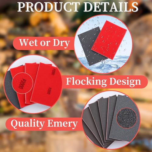 2000 Grit Sanding Sponge Set for Wood - style: 2000 Grit