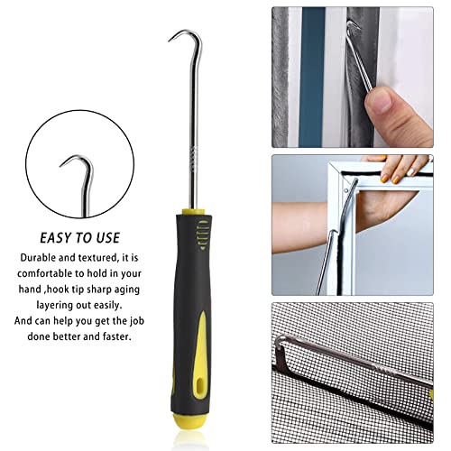 BAYTORY 3Pcs Screen Rolling Tool Kit for Installing Door Mesh Screens Window - style: Nylon