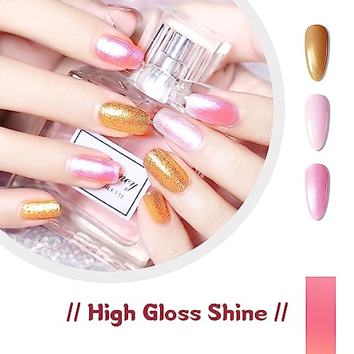 JODSONE Gel Nail Polish Starter Set Ribbon Glitter Summer Light Winter Dark Glossy 36-Piece Multi-color Gel Nail Polish Set - color: KIT-10