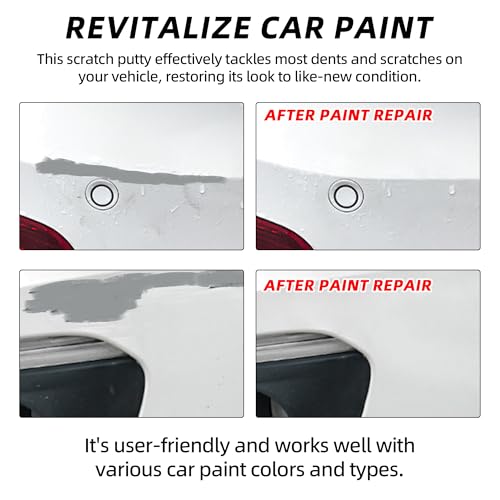 Calvana (2 Pack) 20g Car Body Filler Repair Kit, Automotive Putty Scratch Filler, Quick-Drying Formula for Minor Touch-ups, Ideal for Car Paint Scratch Removal and Rust, Includes Repair Tools - size: 2Pack