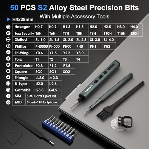 STREBITO 67 in 1 Electric Screwdriver Set, Electric Screwdriver Cordless - color: Standard Blue