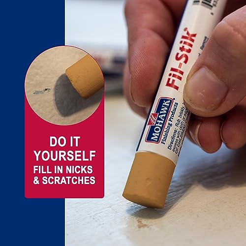 Mohawk Fil-Stik Wax Putty Stick for Wood Repair, Light Golden Oak M230-0415, 1 Count