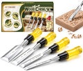JETMORE Wood Chisel, 4 Piece CR-V Steel Blades Wood Chisel Sets Woodworking