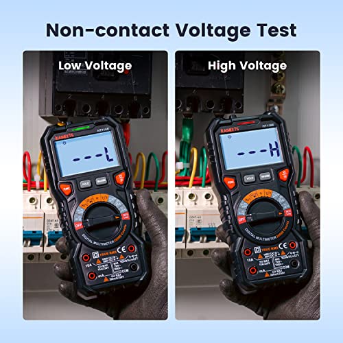 KAIWEETS HT118E Digital Multimeter TRMS 20000 Counts with Higher Resolution Auto-Ranging Voltmeter Accurately Measures Voltage Current Resistance Diodes Continuity Duty-Cycle Capacitance Temperature - size: 20000 counts