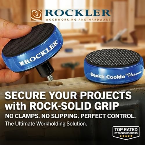 Rockler Bench Cookies Plus Work Grippers 4-Pack for Woodworking