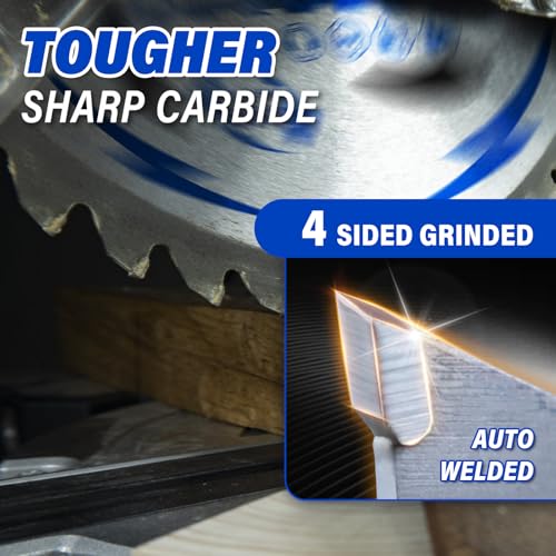 10 Pack 7-1/4 Inch 24T Circular Saw Blade for Wood 5/8" Arbor - size: 7-1/4 In 24T(10PCS)
