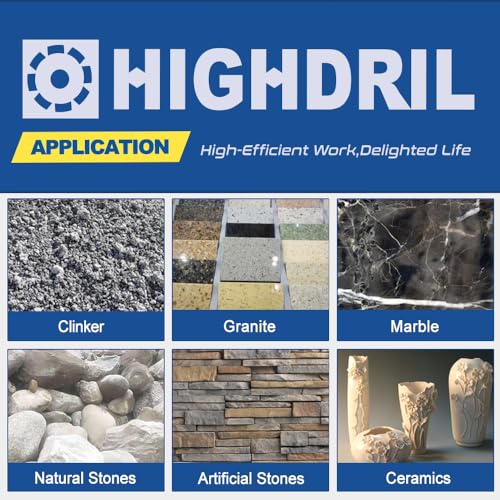 HIGHDRIL Diamond Concrete Blade 3" 75mm x Arbor 3/8" 10mm - 4pcs Angle Grinder Cutting Disc for Cutting Granite Hard Concrete Products Hard Artificial Natural Stones Clinker - size: Diamond Concrete Blade