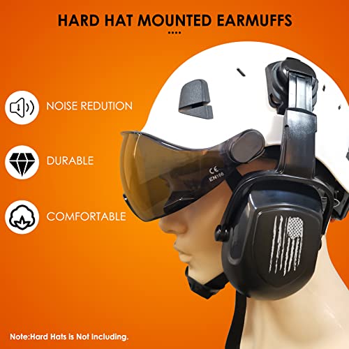AOLAMEGS Hearing Protection Noise Cancelling Ear Muffs for Hard Hat