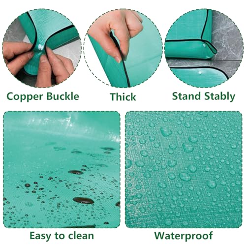 17-Piece Succulent Plant Care Tool Set, 26" and 39.4" Plant Transplanting Mats, Indoor Transplanting Supplies, Including Pot Transplantingg Mat, Mini Gardening Tool Set for Plant Care