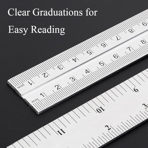 Combination Square Stainless Steel Multi-Function Carpentry Square Clear Scale Easy to Read(300m/11.81") - style: 300m/11.81"