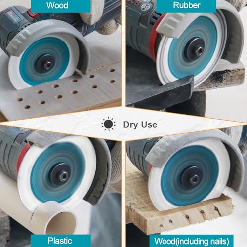 3 Inch Circular Saw Blades for Wood 4pcs, 3 Inch Cut Off Wheel for Wood with Nails Laminate Rubber Pipe Plastic Plaster Arbor 10mm - size: Carbide(for wood)