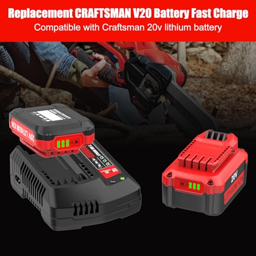 CMCB104 20V Charger Replacement for Craftsman V20 20V Battery Charger
