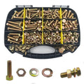 574PCS SAE Bolt and Nuts Assortment Kit - size: 574pcs 1/4"-20 5/16"-18 3/18"-16
