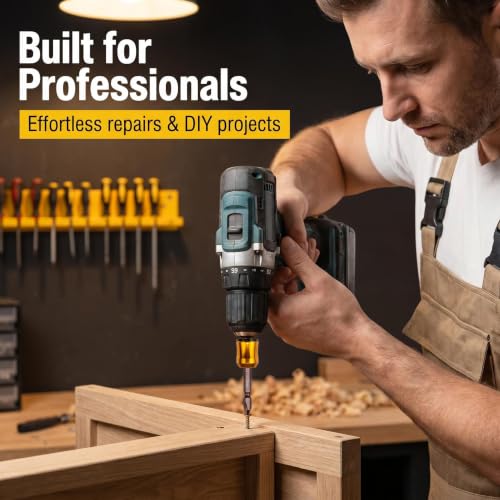 6 Pack Magnetic Screw Holder Rings &Screwdriver Bit Set, 1/4 Inch Hex Screwdriver Bit Holders for Impact Driver and Drill, Removable Screw Grippers for One-Handed Driving