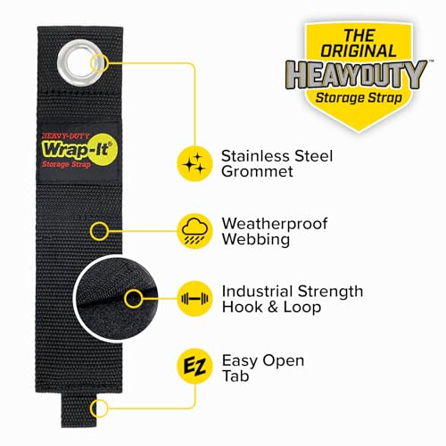 Heavy-Duty Wrap-It Storage Straps (Assorted 12 Pack) - size: Assorted 12-Pack