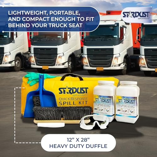Stardust D710 Quick Response Spill Kits for Vehicles, Heavy Duty Duffle