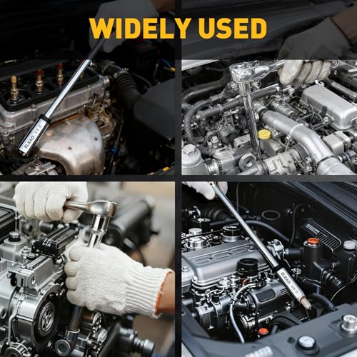 5/8" Swivel Magnetic Spark Plug Socket, 3/8" Drive x 12" Total Length, Thin Wall Spark Plug Removal Tool, 360 Degree Swivel, Enhanced Magnetic, 6-Point Design, Cr-V Steel - size: 5/8" x 12" Spark Plug Socket