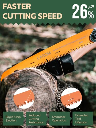 LAGOM Folding Pruning Saw | 11.4" Straight Blade | SK5 Steel | Secure Lock - style: Straight 11.4" Single