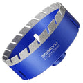 4-1/2" Diamond Hole Saw, Wet/Dry Diamond Core Bit for Tile Granite - size: 4-1/2"(115mm)