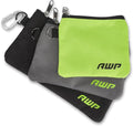 AWP Accessory Tool Pouches with Carabiner Hooks, Tool Belt Accessory, Three Different Sizes, Pack of 3 - size: 10" x 2" x 6" (Pack of 6)