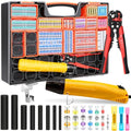 2066PCS Ultimate All-in-One Heat Shrink Solder Seal Wire Connectors Kit: Waterproof Solder Stick Butt Connectors, Heat Gun & Wire Stripper for Automotive, Marine & Electrical Projects Automotive - size: 2066PCS