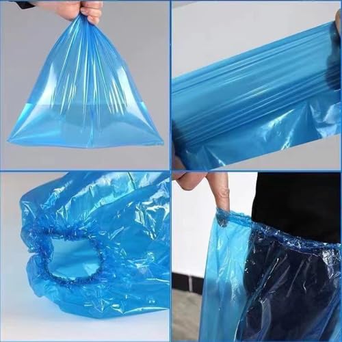 20 disposable shoe covers. 10 pairs of thickened waterproof plastic boot covers. suitable for rainy weather.