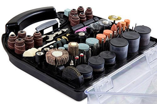 WEN 230321A 320-Piece Rotary Tool Accessory Kit with Carrying Case - size: 320 Pieces