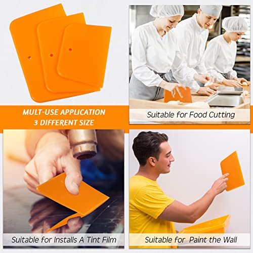 Frienda 6 Pcs Body Filler Spreaders Plastic Auto Putty,3 Sizes - size: 3 Sizes