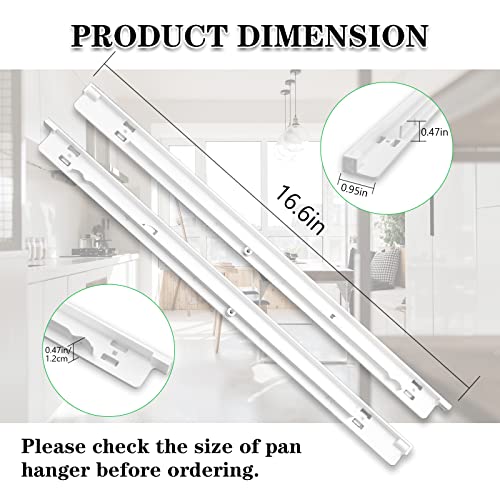 240530601 (Left) & 240530701 (Right) Refrigerator Pan Hangers Replacement