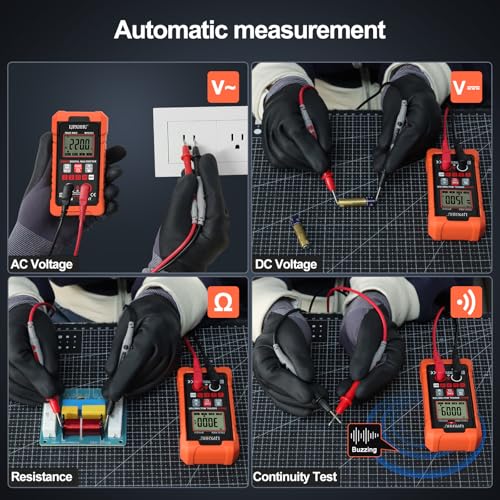 Digital Multimeter Volt Meter TRMS 4000 Counts Auto-Range NCV Tester