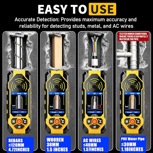 Stud Finder Wall Scanner4 in1Wall Stud Detector of Wood AC Wire Metal Studs