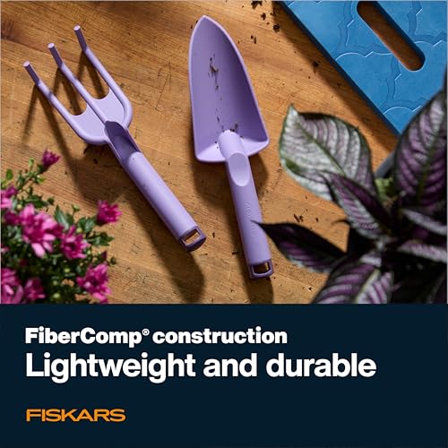 Fiskars 3-Piece Garden Tool Set with Trowel, Cultivator & Kneeling Pad - style: Knee Pad, Trowel & Cultivator Set
