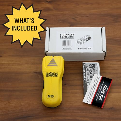 Franklin Sensors ProSensor M10 3-Sensor Center Stud Finder Wall Scanner