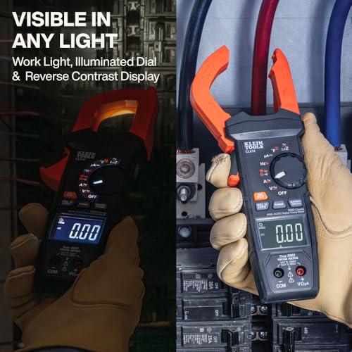 Klein Tools 80195 Digital Multimeter and Clamp Meter Kit, Auto-Ranging TRMS Voltage Tester, 1000V AC/DC, Magnetic Hanger, Professional Test Kit - size: Multimeter & Clamp Meter Kit