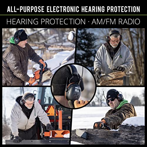 ISOtunes AIR DEFENDER Earmuffs: Comfortable Wireless unisex adult Hearing Protection Earmuffs with 40 Hour Battery Life - color: Red