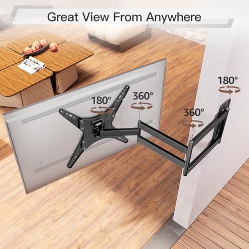 ELIVED Outdoor Long Arm TV Mount for 26-65" TVs, 37.4in Extension - size: Outdoor Arm: 37.4"