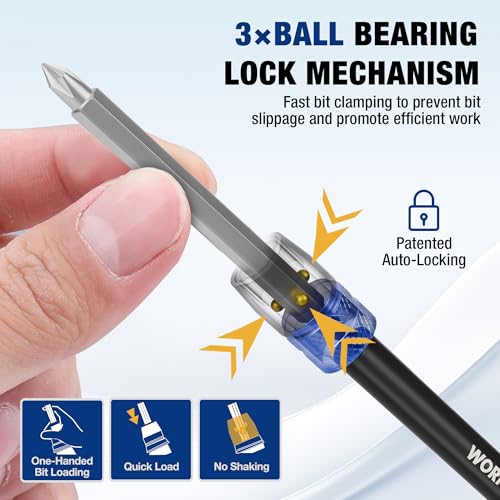 WORKPRO 3" Drill Screwdriver Bit Holder for Impact Driver Bits - style: 3"