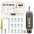 Jack nut Installation Tool Set Hand Thread Insert Jacknuts with Tool Kit - size: M4-12PCS With Tool