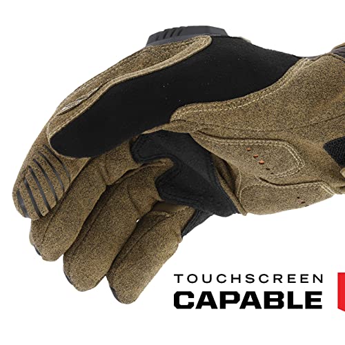 Mechanix Wear M-Pact Impact Protection Work Gloves Brown Small - color: Brown, size: Small