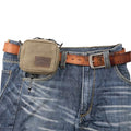 diodrio Belt Pouch for Men Women YKK Zippers EDC Pouch, Belt Bag Waist Pack for Hiking, Water Resistant, Waxed Canvas, Olive - color: Olive Small