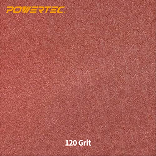 POWERTEC 11212-P2 4.5 Inch Sanding Sleeves for Spindle Sander, 120 Grit, Aluminum Oxide Sandpaper Diameter 1 Inch – 6 Pack - style: 4-1/2" x 1" 120 Grit Sanding Sleeves (6pk)