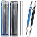 Gersoniel 2 Pcs Welders Pencil with 12 Round Refills Metal Welding Marker