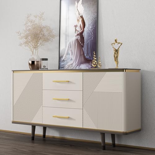 Goldenwarm 5 Pack 3-3/4 in Gold Cabinet Handles Square Drawer Pulls - color: Gold, size: 3 3/4 Inch Hole Center