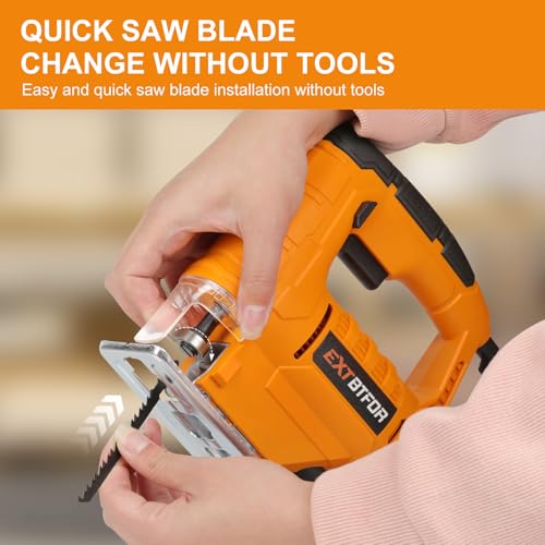 Jig Saw,350W 45 Bevel Cutting, 0-3000RPM Wood Cutter Hand Saw