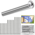 Twidec/30PCS Machine Screws #6-32x1-1/2",1-3/4",2" Extra Long Outlet Screws 304 Stainless Steel Phillips Pan Head Electricians Screws for Knob and Pull Installation,Cabinet Door and Drawer Screws - size: #6-32x1-1/2",1-3/4",2", style: SS Pan Head