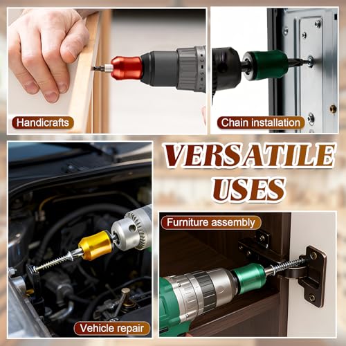 3Pcs Strong Magnetic Screw Ring, 2026 Screwdriver Head Magnetic Ring, Removable Magne-tic Screwdriver Drill Bit Holder for Hex Screwdrivers and Power Bits