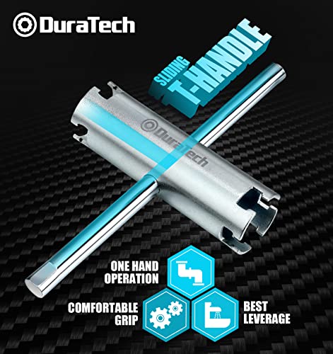 DURATECH Basket Strainer Wrench, 1/2" & 3/8 " - size: Sink Strainer Double End Wrench